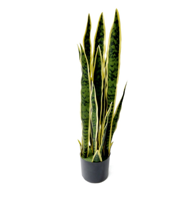 Artificial Jumbo Sanseveria in Pot , Height -2.5 ft (Pack of 2)