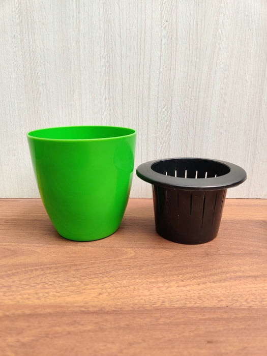 Self Watering Planter 4", Green (Pack of 6)