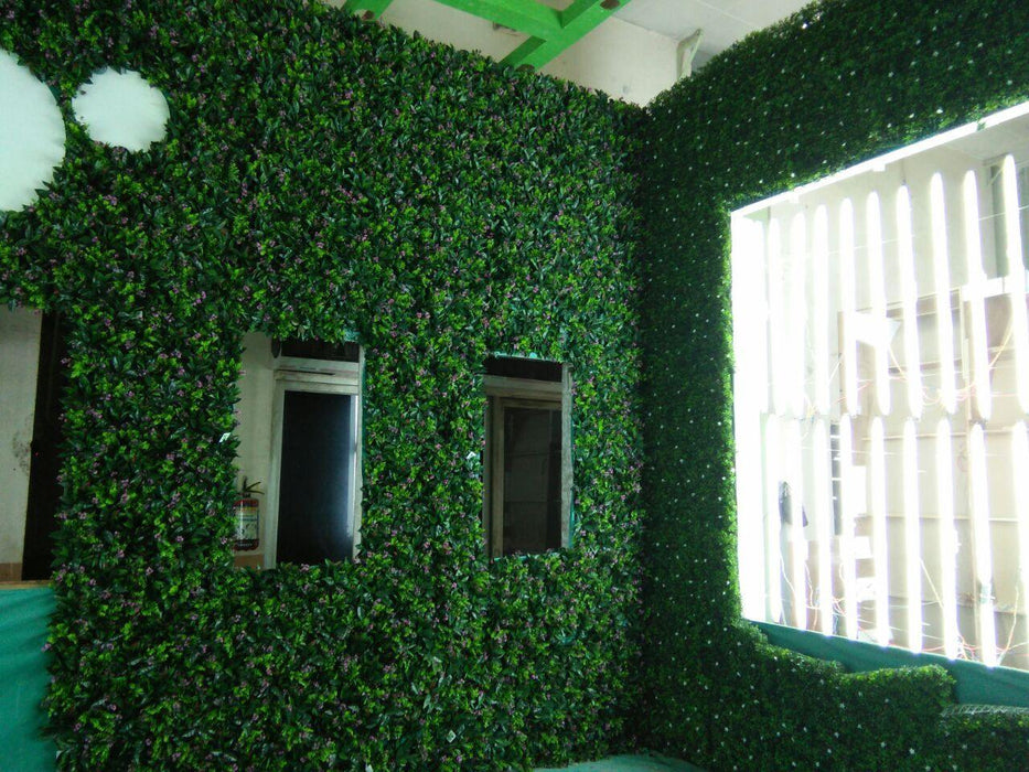 CAPPL-002 Artificial Green Vertical Garden Tiles for Outdoor and Indooor Use ( 50cm X 50cm , Pack of 3 Tiles ) - CGASPL