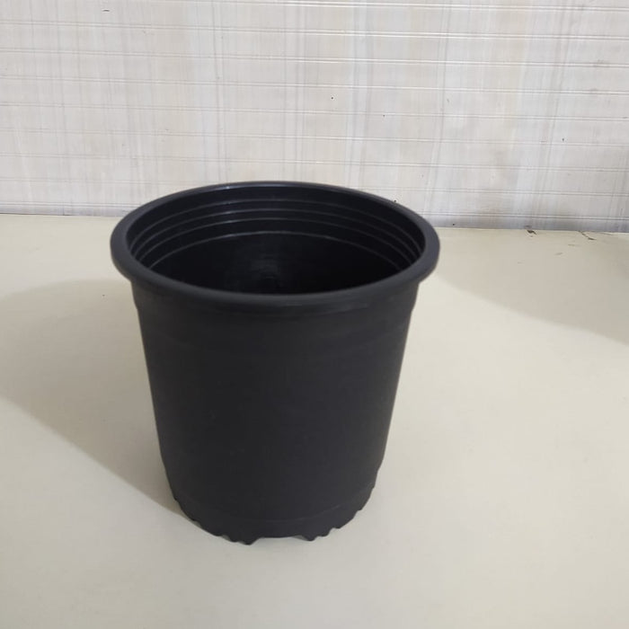 6" Flower Pot Black Colour Sunrise Series (14.5 cm) ( Pack of 12)