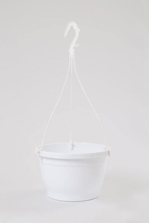 White Hanging Plant Pots | 10 Inch Hanging Pot | ChhajedGarden