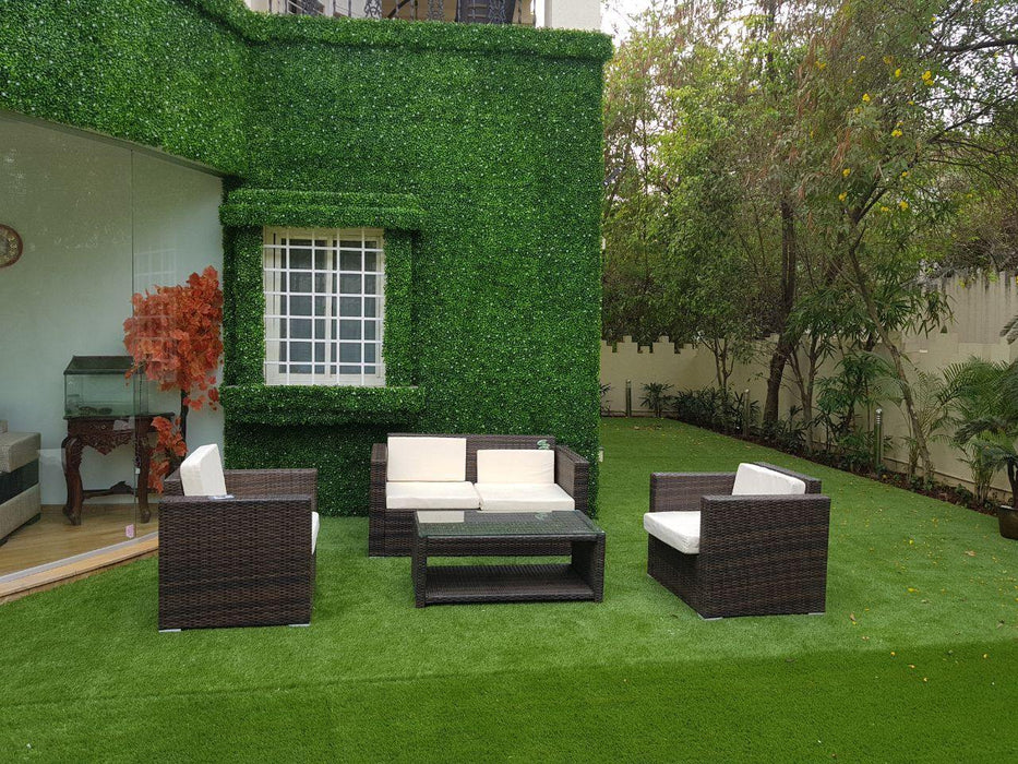 CAPPL-010 Artificial Green Vertical Garden Tiles for Outdoor and Indooor Use ( 50cm X 50cm , Pack of 3 Tiles ) - CGASPL