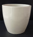 Elegant cream color round ceramic pot with plate
