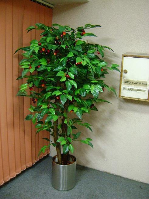 plastic plant Artificial Cherry Fruit Plant