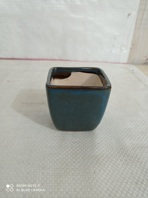 Modern Small Square Ceramic Plant Pot