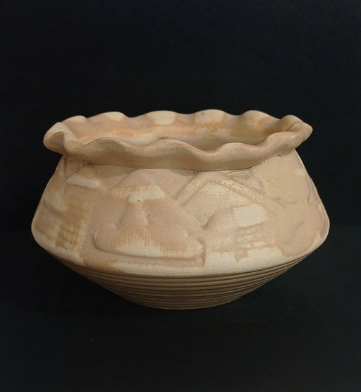 Modern Matka Ceramic Planter - Cream