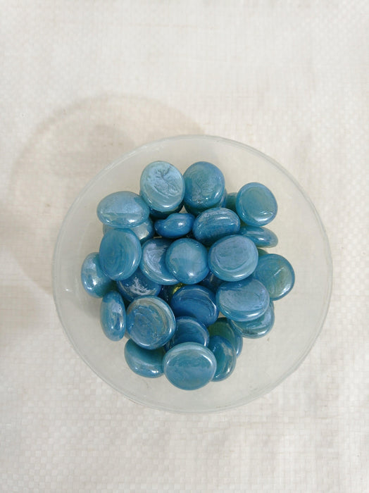 Onex Light Blue Round Pebbles, 900 GM - ChhajedGarden.com