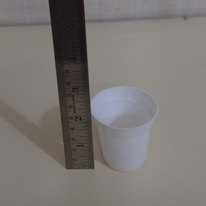 2" Sunrise Pot White (5.5 cm)
