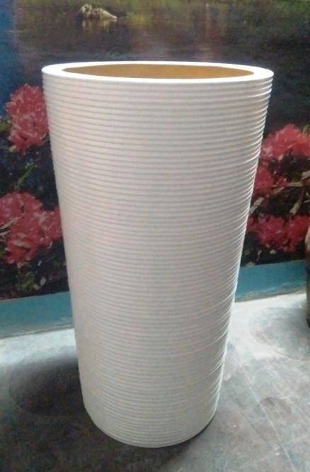 fibre plant pots Malati Round Fiber Planter