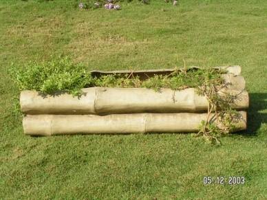 flat pots for plants FLAT BAMBOO Fiber Planter – ChhajedGarden.com