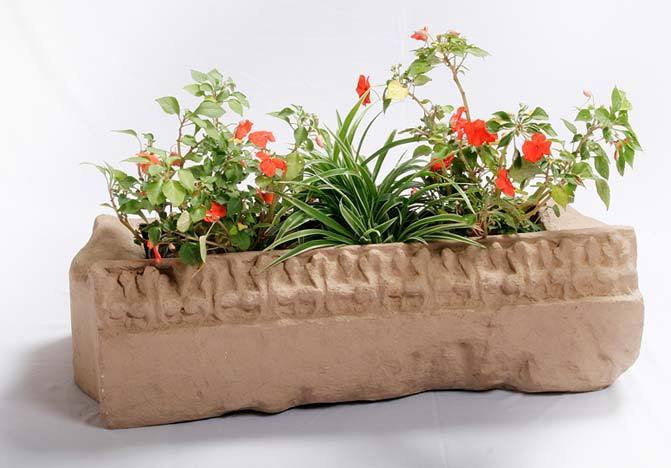 big plant pots india Antique Stone Fiber Planter