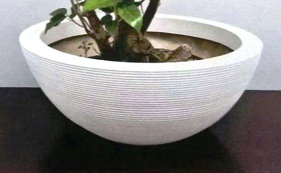fibre pot for plants Juhi Oval Fiber Planter