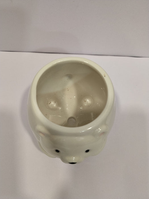 Bear Shape Ceramic Pot | Mini Planter