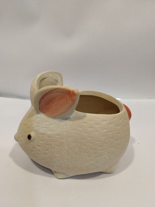 Rabbit Shape Ceramic Pot | Mini Planter