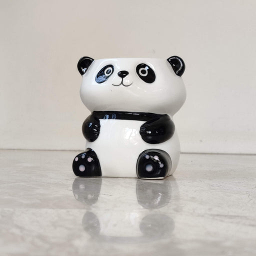 Cute Panda Ceramic Planter