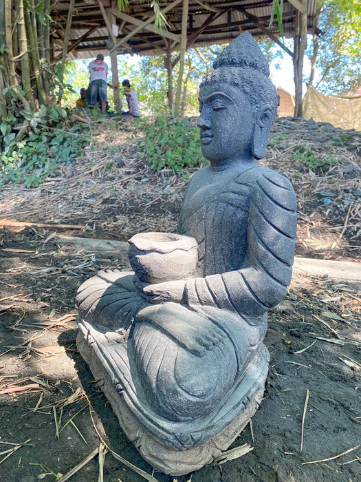 SEATED BUDDHA POT  80 CM
