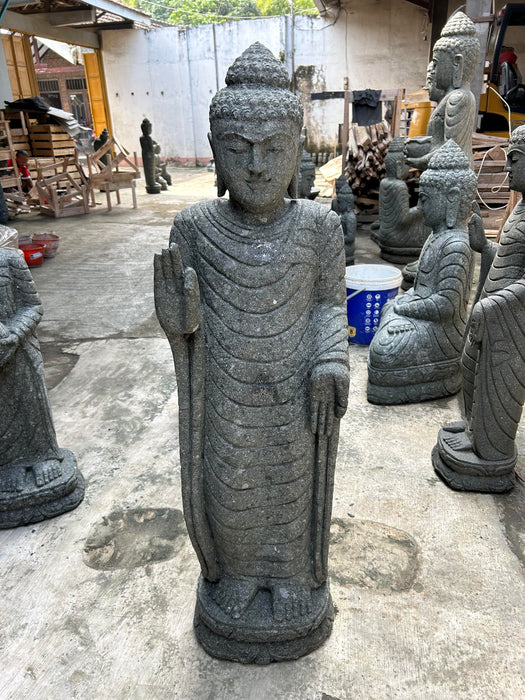 STANDING BUDDHA GREETING  100 CM