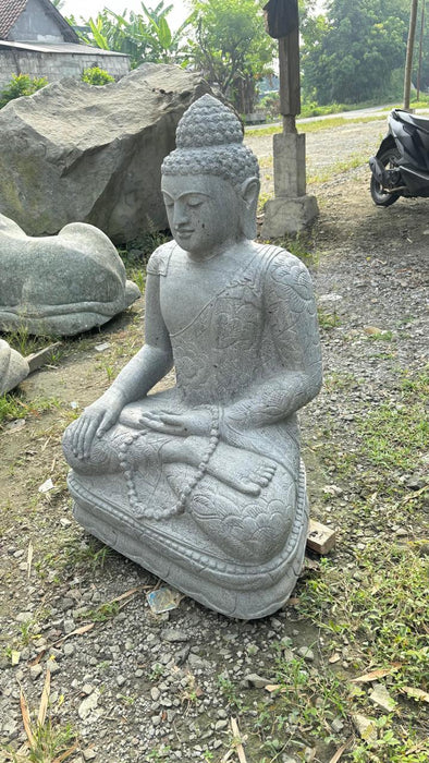SEATED BUDDDHA MEDITATION TASBIH FULL CARVING