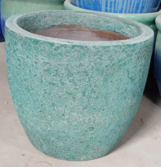 Ceramic Pot CAPPL-10209 Angkor Green  (S/5)