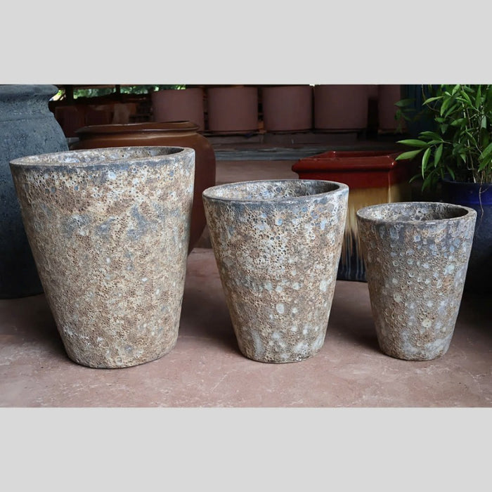 Ceramic Pot CAPPL-12211 Angkor Golden (S/3)