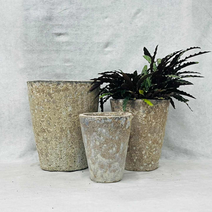 Ceramic Pot CAPPL-12211 Angkor Golden (S/3)