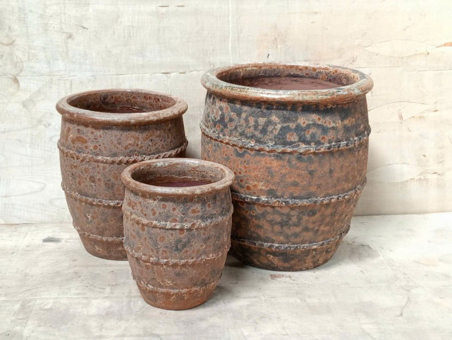 Ceramic Pot CAPPL-1011 Angkor brown (S/3)