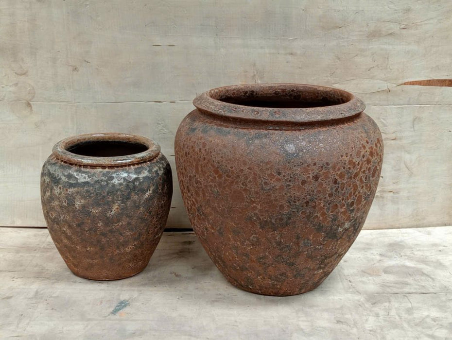 Ceramic Pot CAPPL-0015 Angkor brown (S/2)