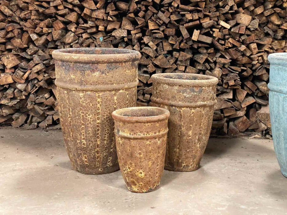 Ceramic Pot CAPPL-995 Angkor Brown (S/3)