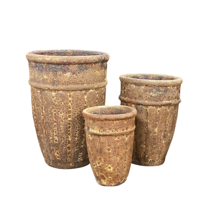 Ceramic Pot CAPPL-995 Angkor Brown (S/3)