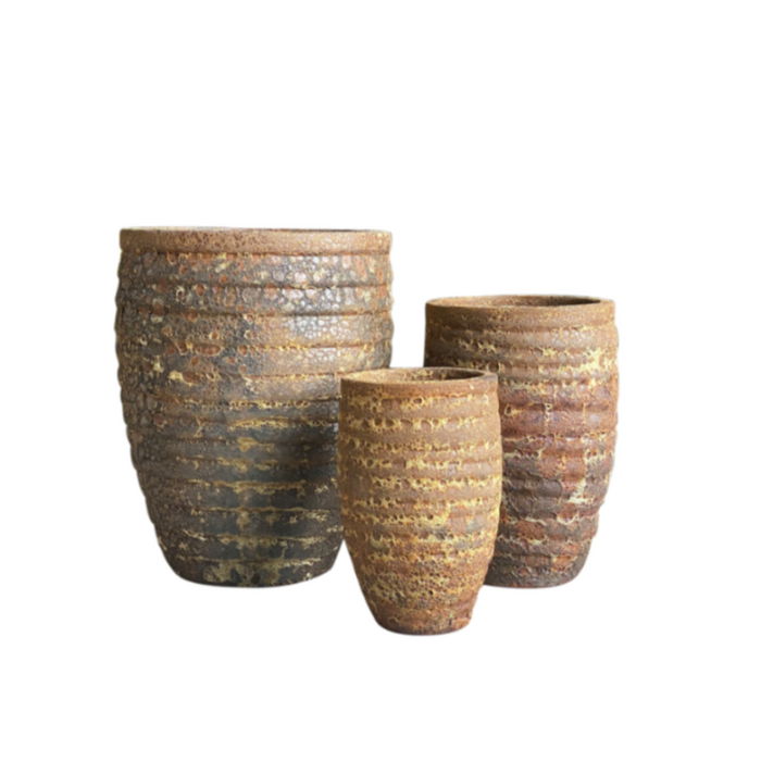 Ceramic Pot CAPPL-1064 Angkor Brown (S/3)