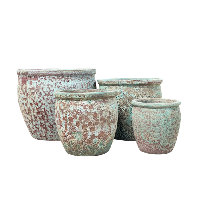 Ceramic Pot CAPPL-1066 Angkor Green (S/4)