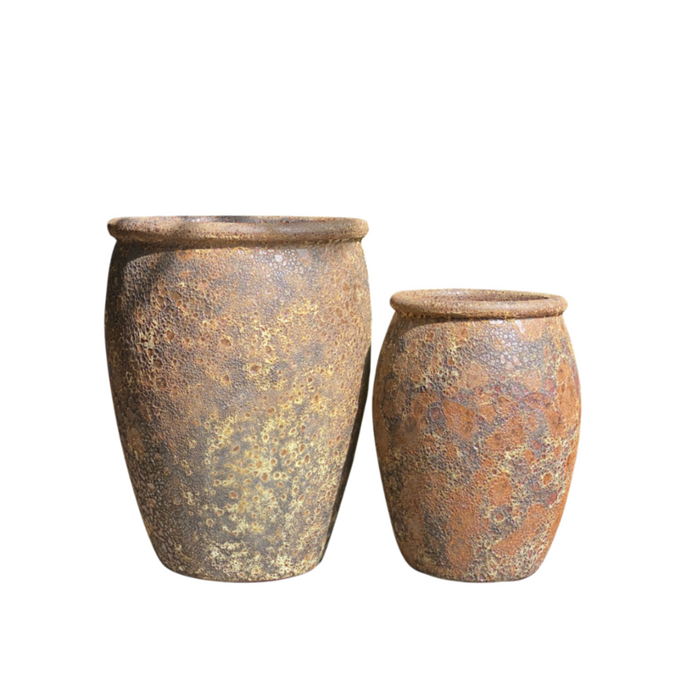 Ceramic Pot CAPPL-1095 Angkor Brown (S/2)