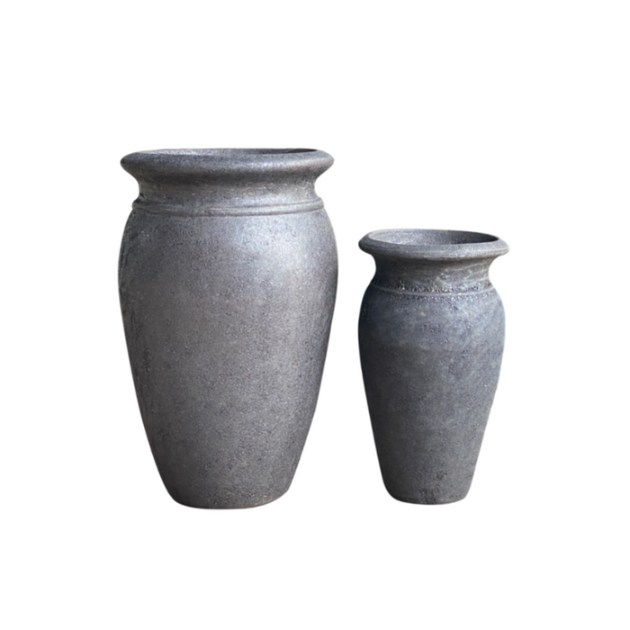 Ceramic Pot CAPPL-10244 Angkor Black (S/2)
