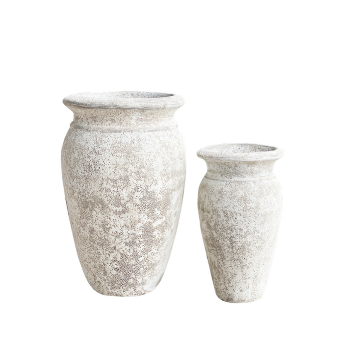 Ceramic Pot CAPPL-10244 Angkor Cream (S/2)
