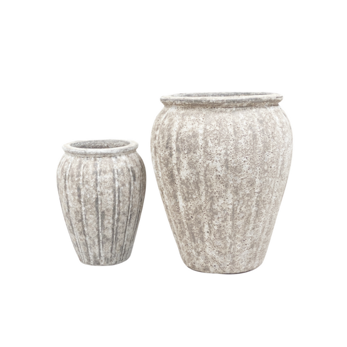 Ceramic Pot CAPPL-1013 Angkor Cream (S/2)