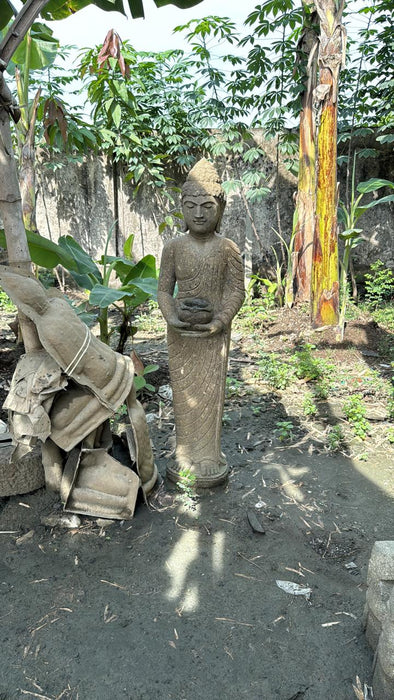 STANDING BUDDHA POT