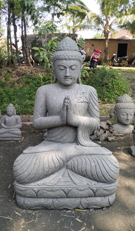 SEATED BUDDHA PRAYING 150 CM