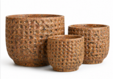 Ceramic Pot CAPPL-1172 Angkor Brown (S/3)