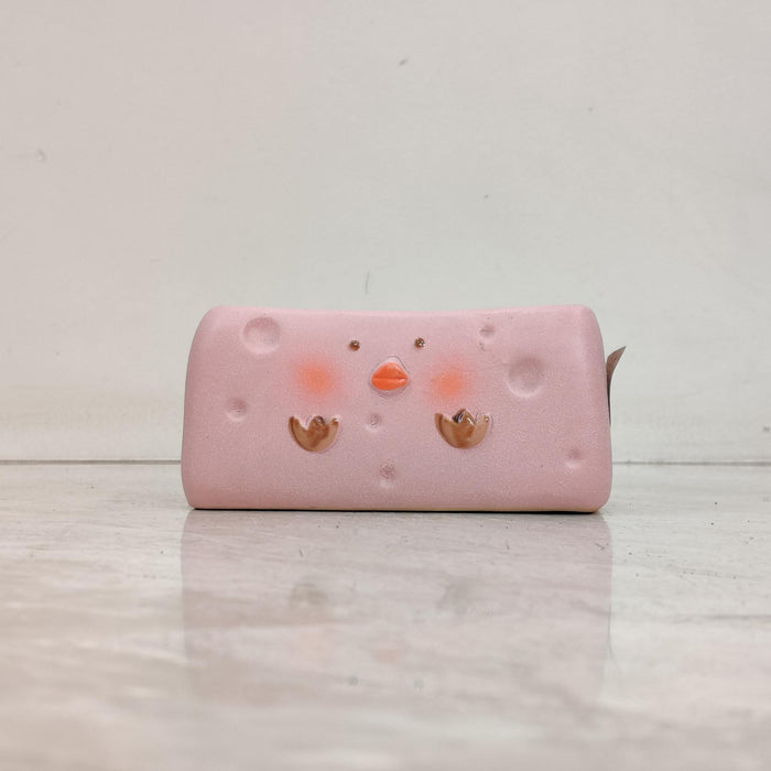 Pink Chick Ceramic Planter