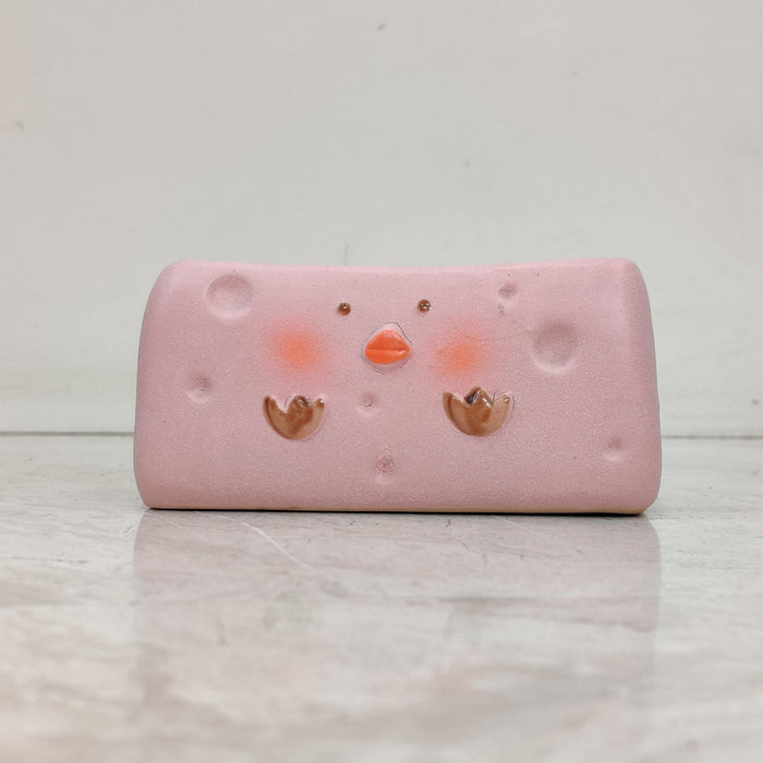 Pink Chick Ceramic Planter