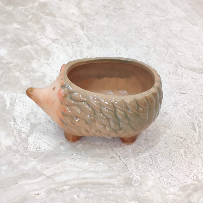 Hedgehog Ceramic Planter