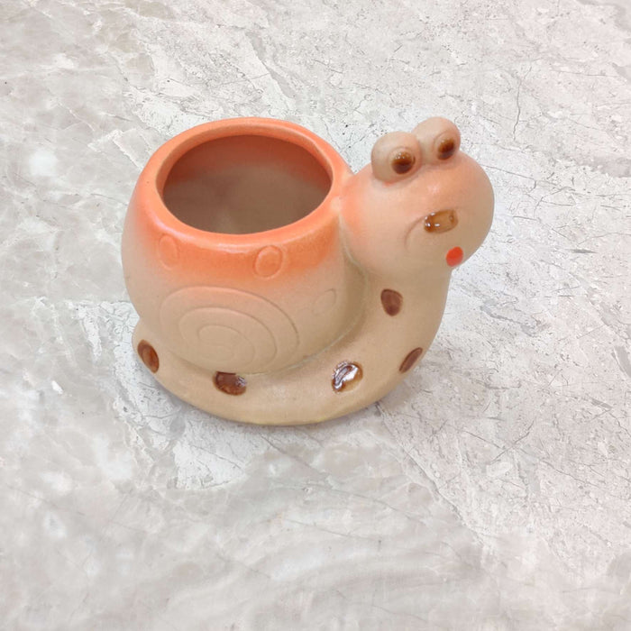 Snail Ceramic Planter