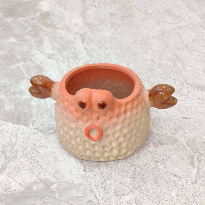 Crab Ceramic Planter