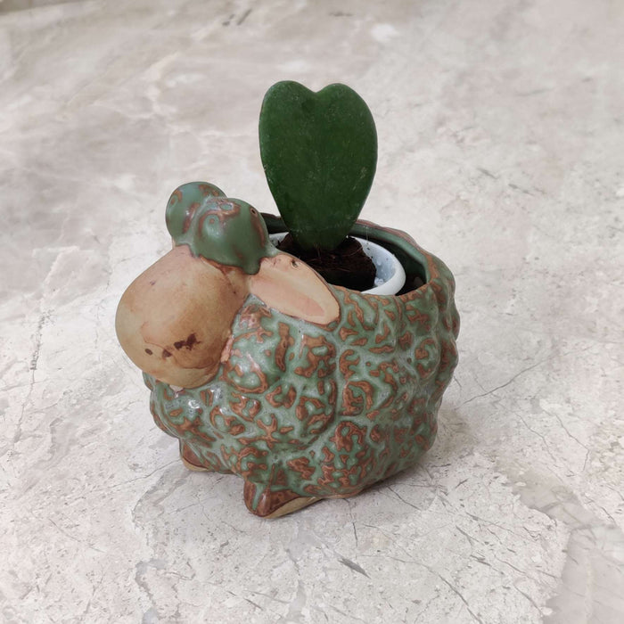 Woolly Sheep Ceramic Planter