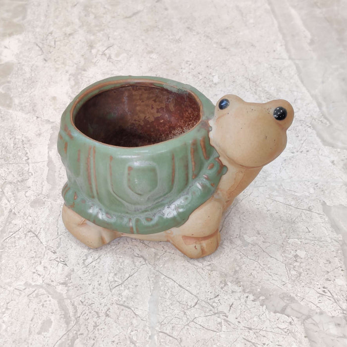Turtle Ceramic Planter