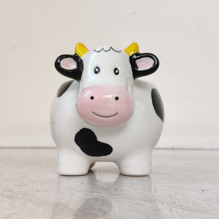 Happy Dairy Cow Ceramic Planter
