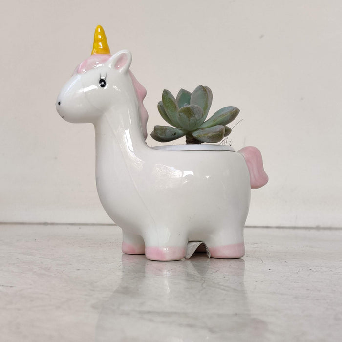 Magical Unicorn Ceramic Planter