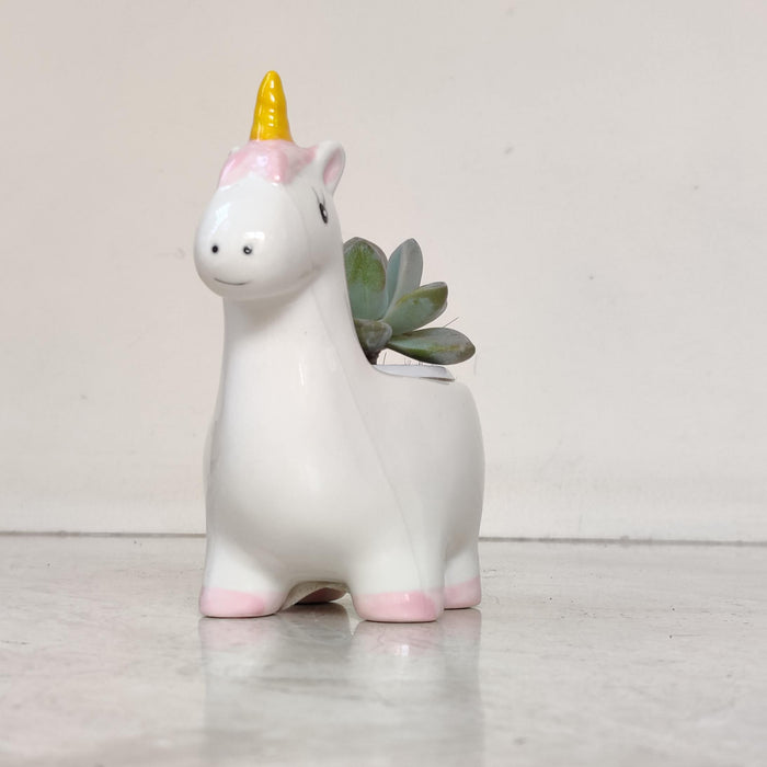 Magical Unicorn Ceramic Planter