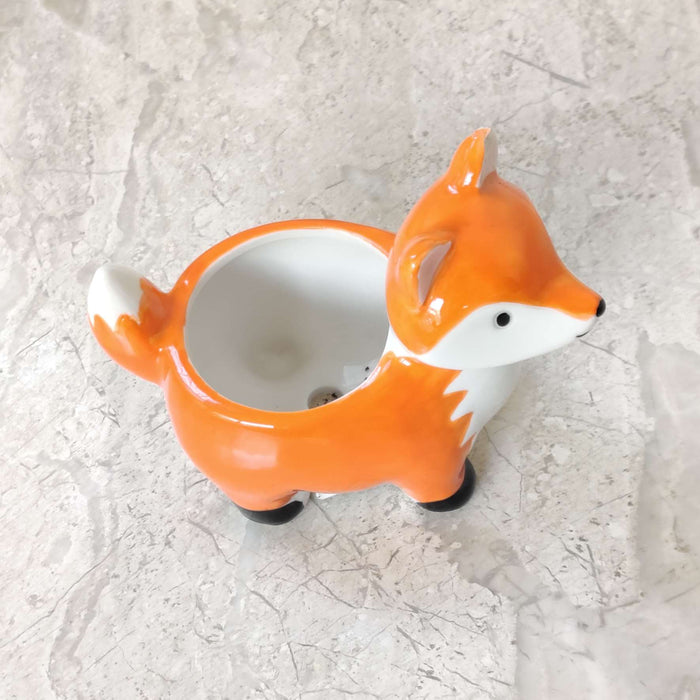 Charming Fox Ceramic Planter