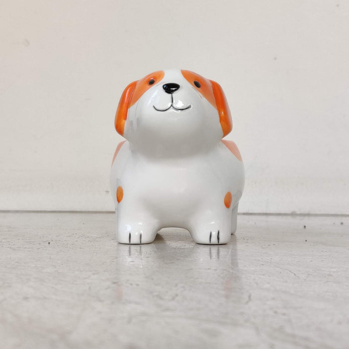 Happy Puppy Ceramic Planter